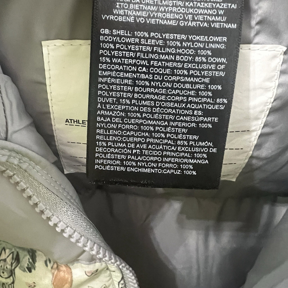 THE NORTH FACE TNF 1996 BABY NUPTSE WOLF DOWN ONE PIECE SNOWSUIT 18-24 MONTHS - Picture 11 of 12